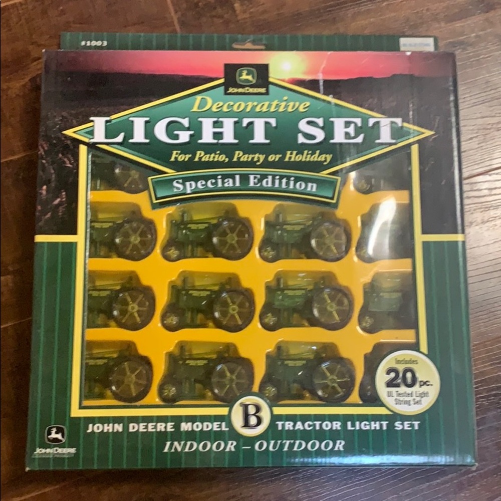 Decorative John Deere Light Set Indoor Outdoor